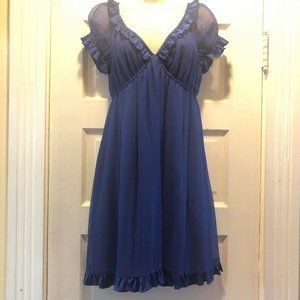 Royal Blue Baby Doll Dress